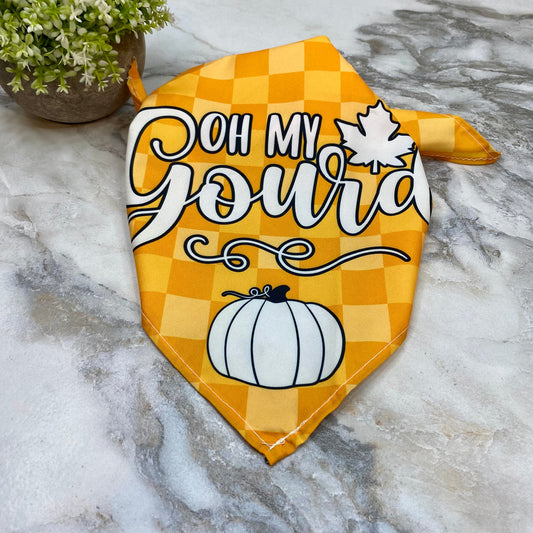 Dog Bandana - Fall - Oh My Gourd