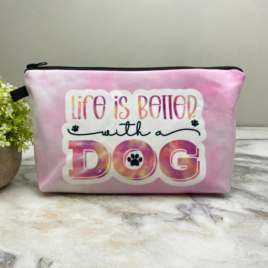 Better With A Dog - Water-Resistant Multi-Use Pouch