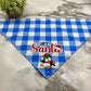 Dog Bandana - Plaid - Hey Santa