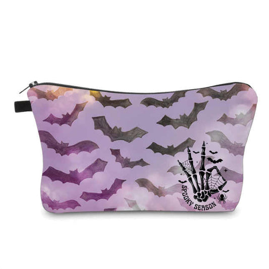 Purple Bats - Water-Resistant Multi-Use Pouch