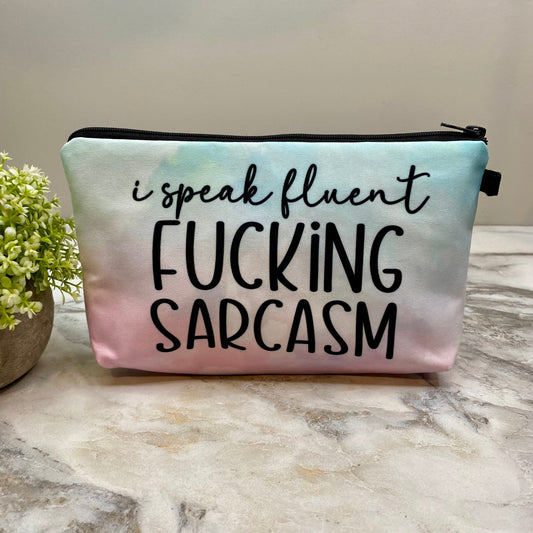 Fluent Sarcasm - Water-Resistant Multi-Use Pouch