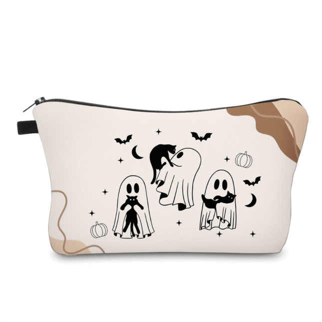 Ghost + Cat - Water-Resistant Multi-Use Pouch