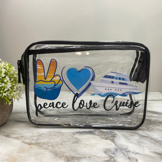 Clear Pouch - Cruise - Peace Love