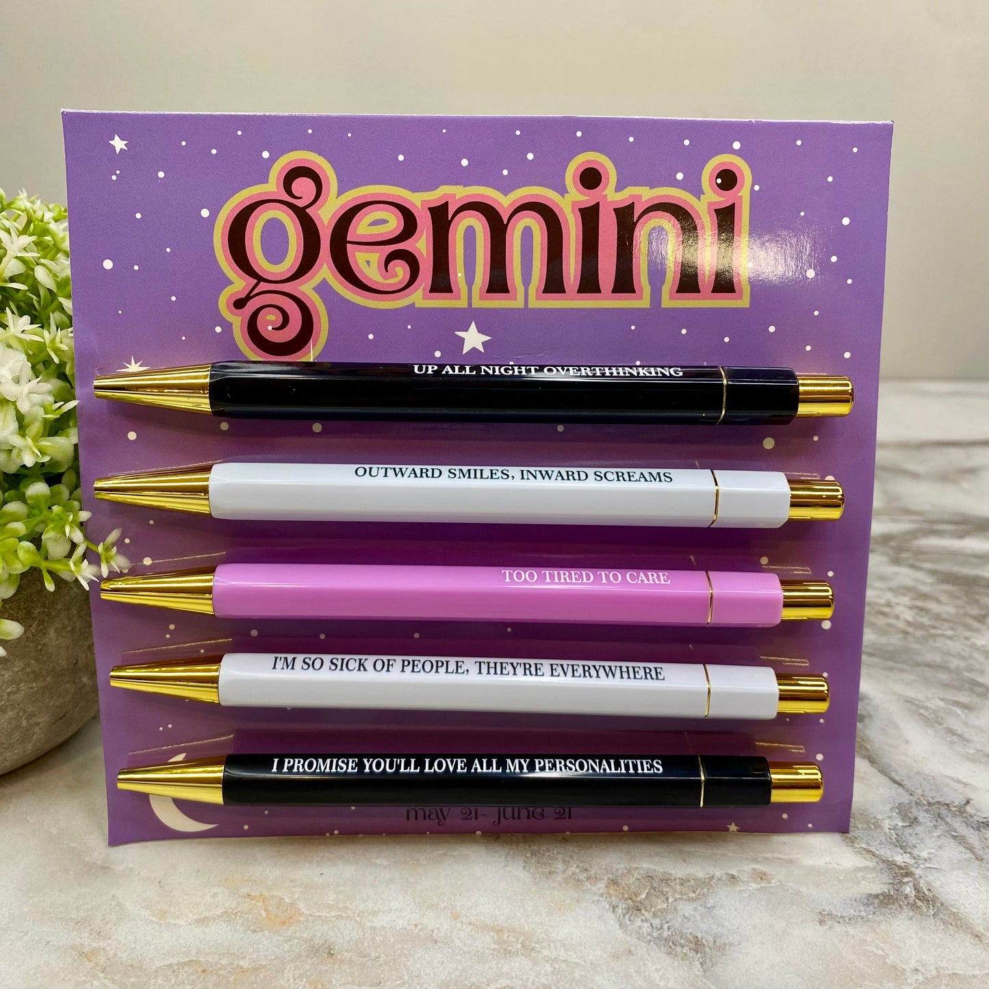 Pen Set - Gemini - PREORDER 11/14-11/17