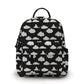 Cloud Black + White - Water-Resistant Mini Backpack