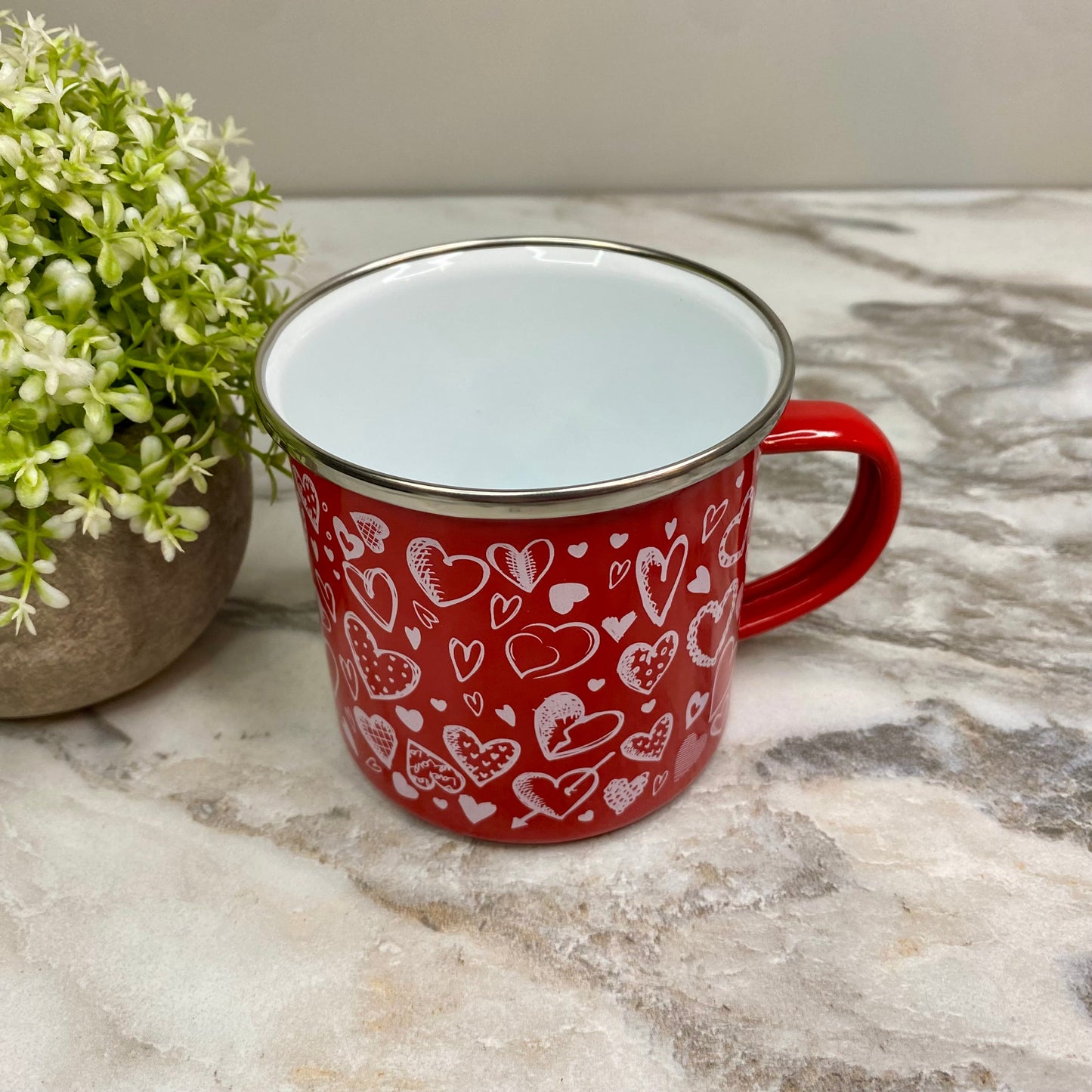 Mug - Valentine’s Day - Hearts on Red