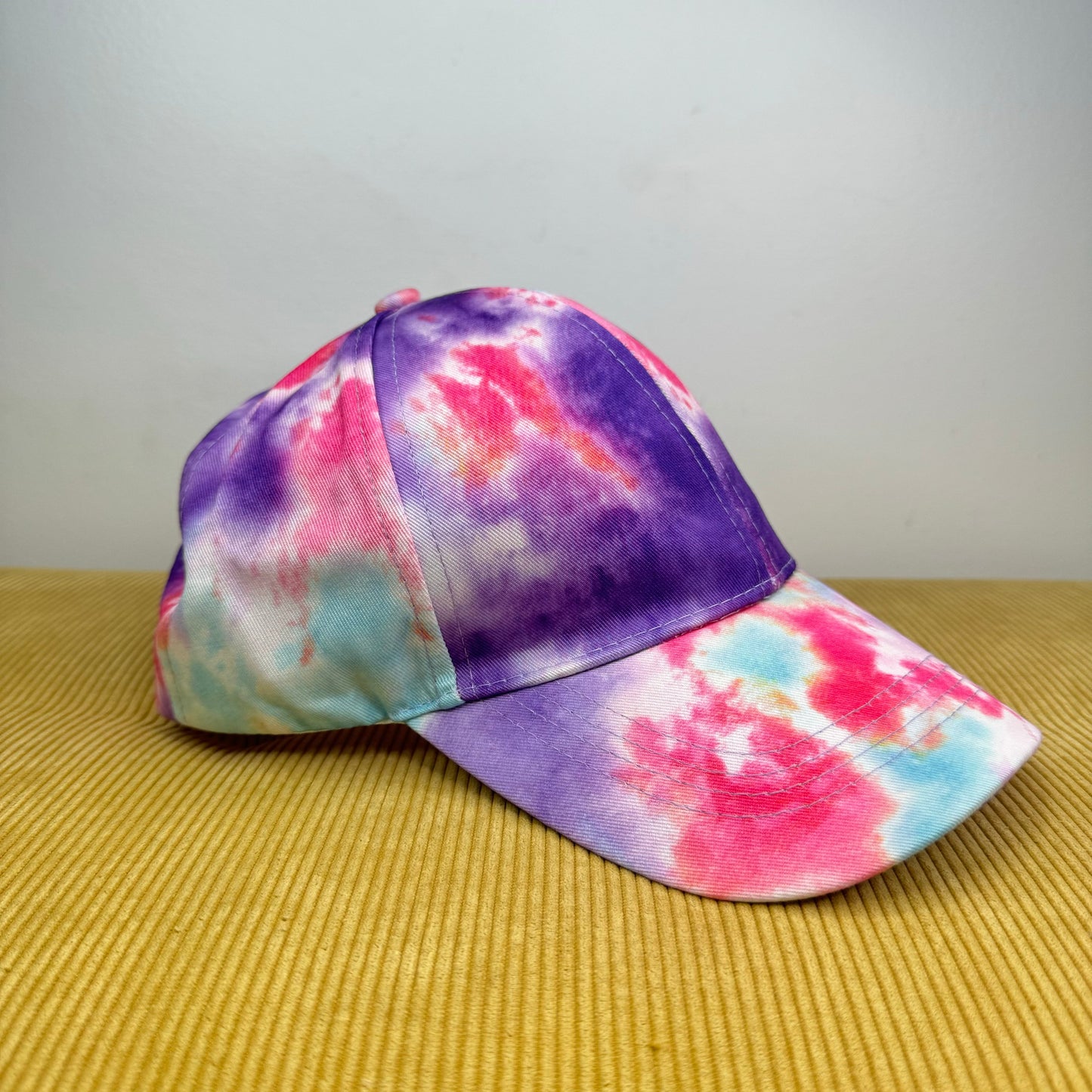 Hat - Pink Blue Purple Tie Dye