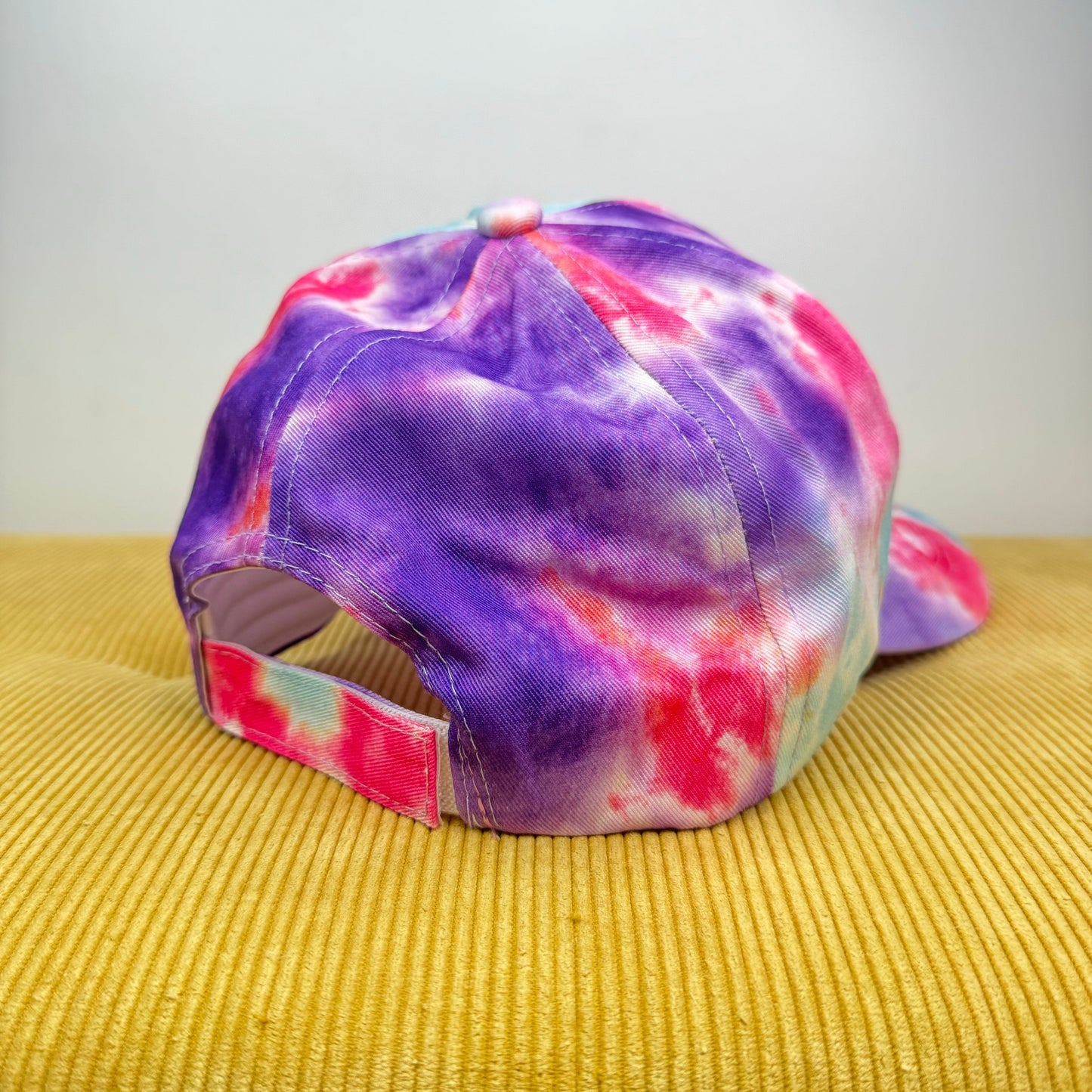 Hat - Pink Blue Purple Tie Dye