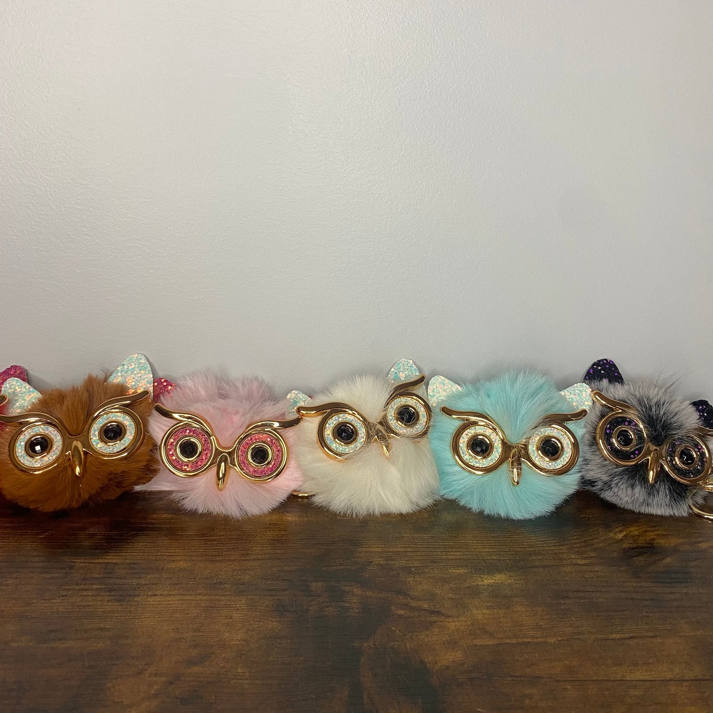 Keychain - Fuzzy Owl