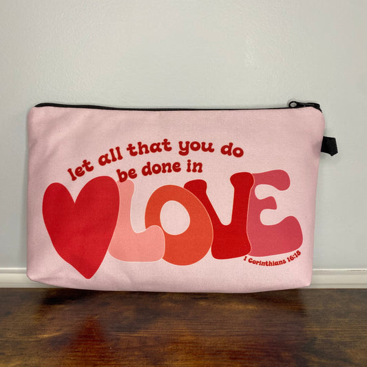 Done in Love - Water-Resistant Multi-Use Pouch