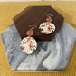 Wooden Earrings - Chickens