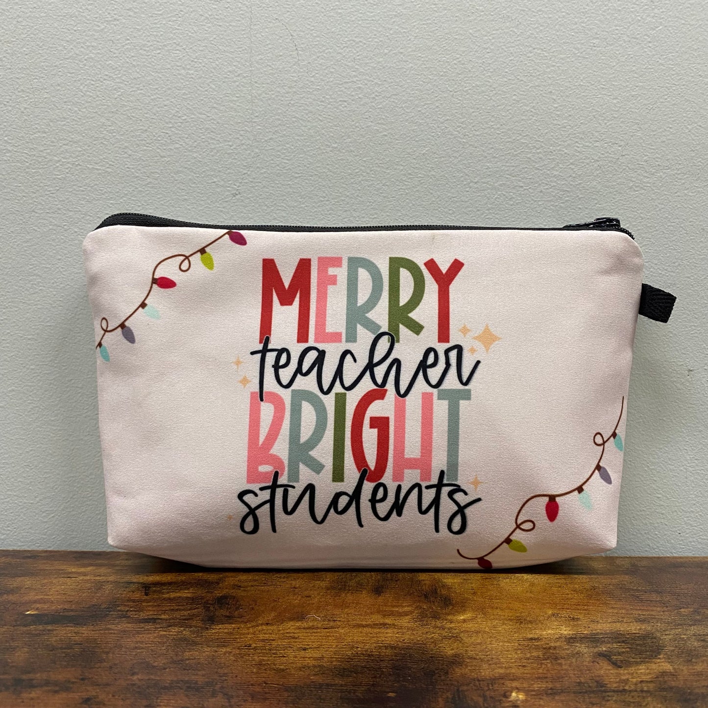 Merry Teacher - Water-Resistant Multi-Use Pouch