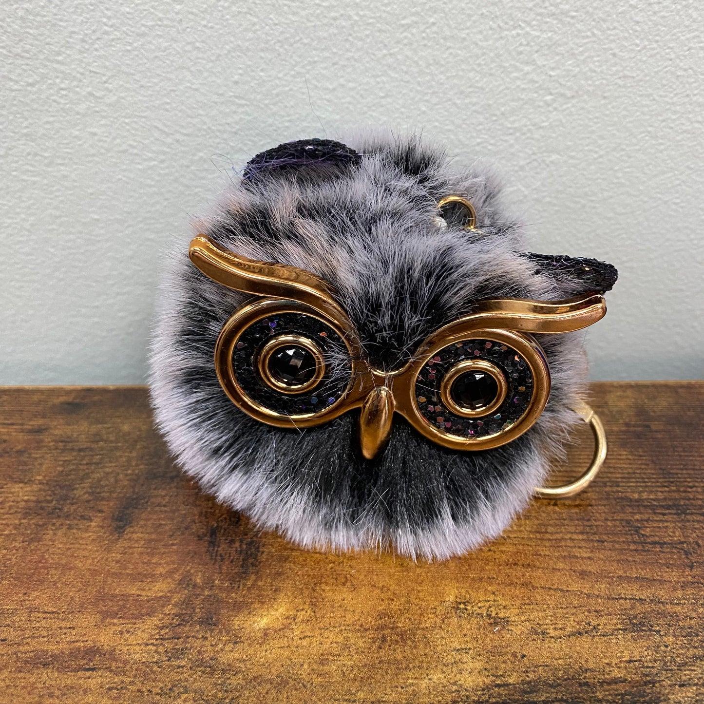 Keychain - Fuzzy Owl