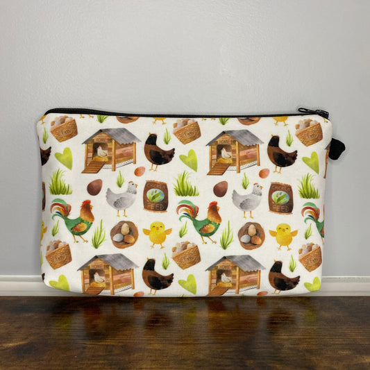 Chickens & Eggs - Water-Resistant Multi-Use Pouch