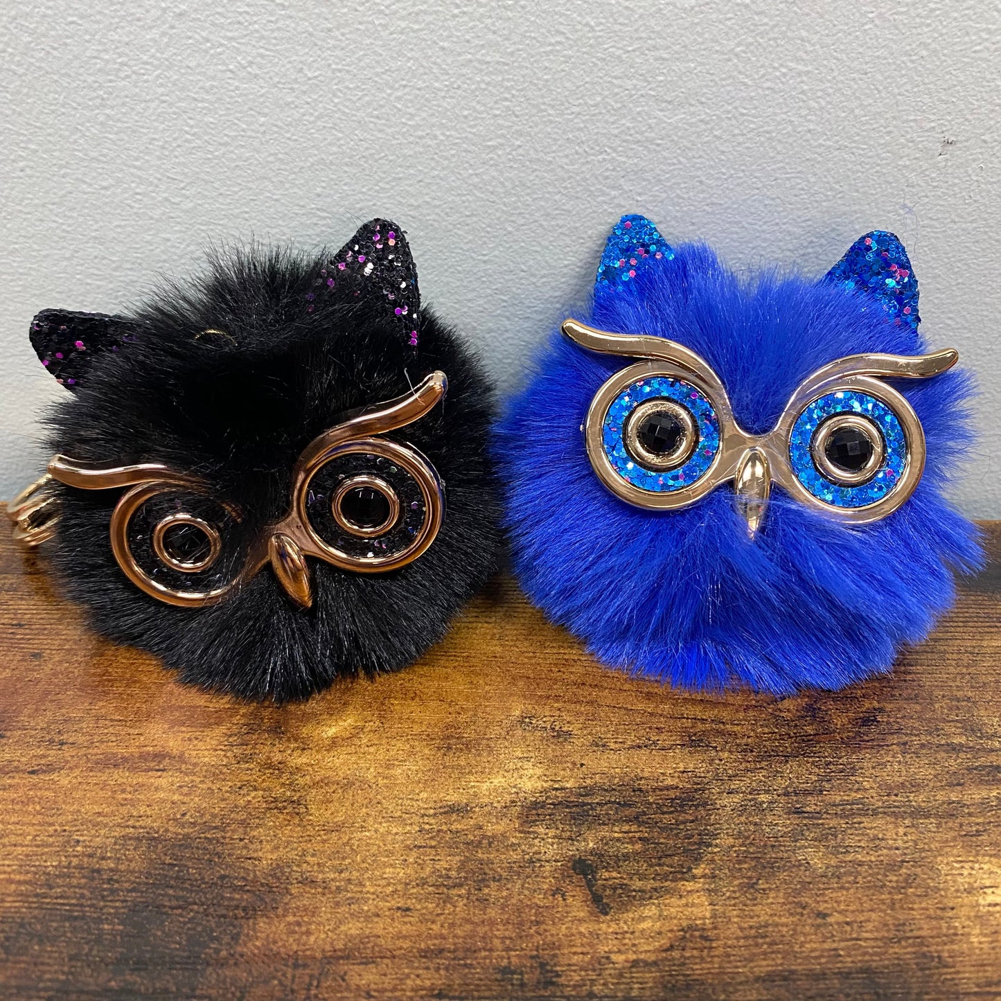 Keychain - Fuzzy Owl