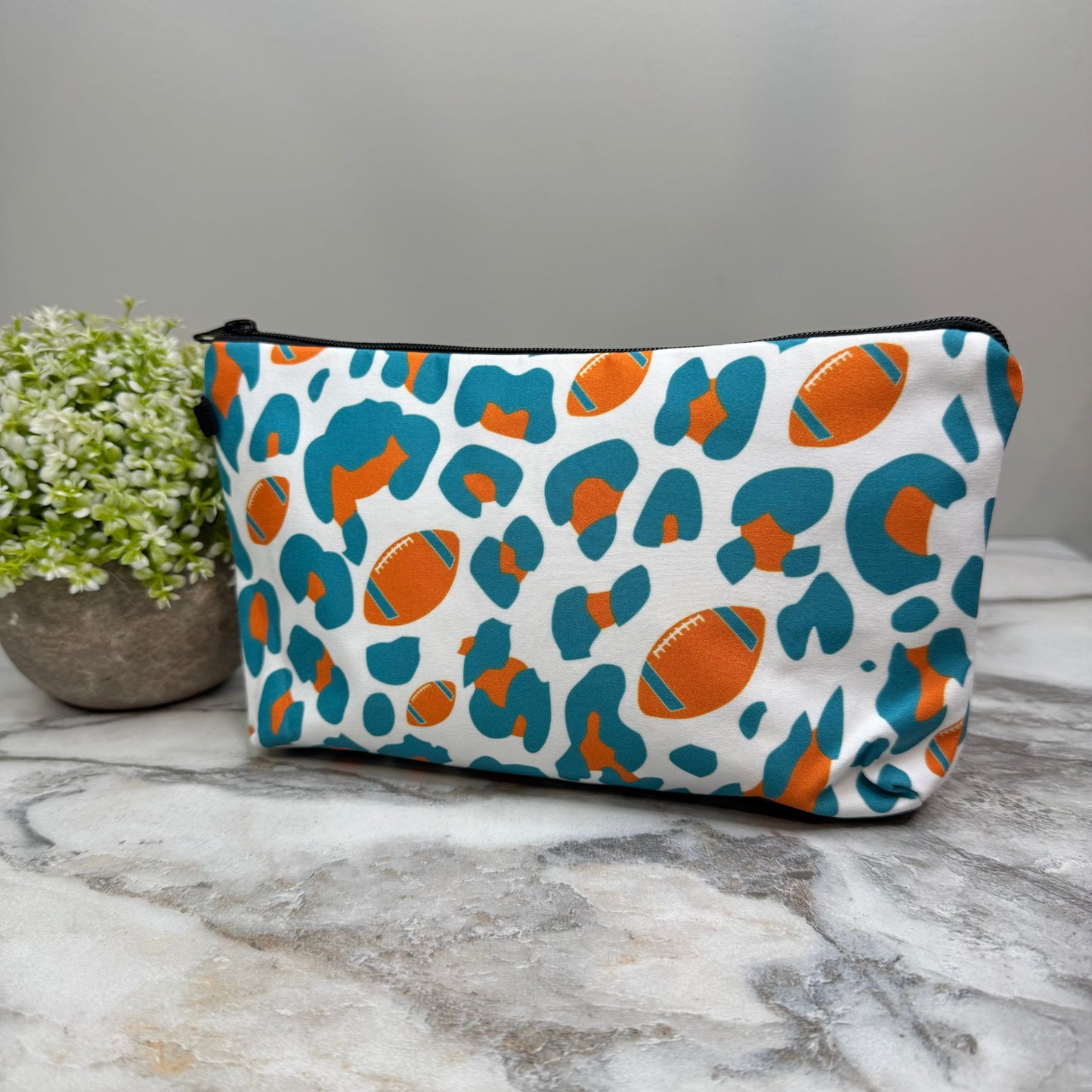 Football Animal Print - Water-Resistant Multi-Use Pouch