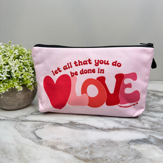 Done in Love - Water-Resistant Multi-Use Pouch