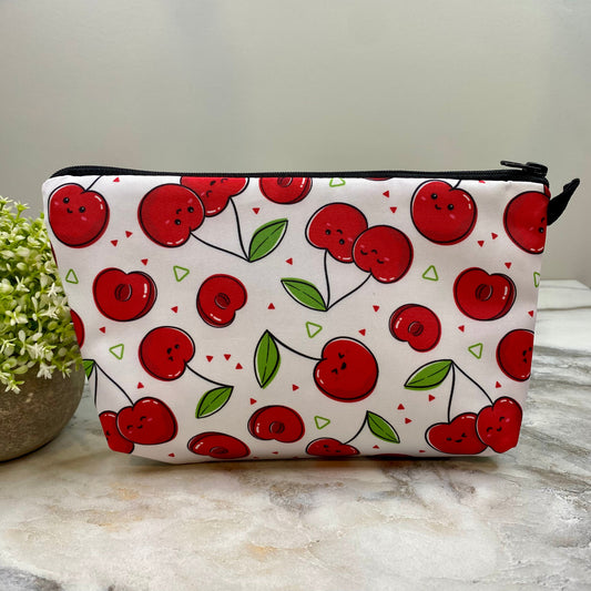 Cherries - Water-Resistant Multi-Use Pouch