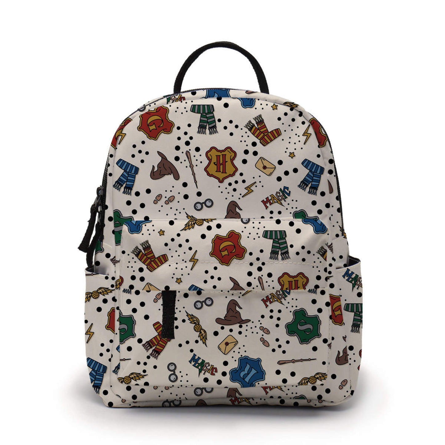 Magic Polkdot Beige - Resistant Mini Backpack & Pouches Set