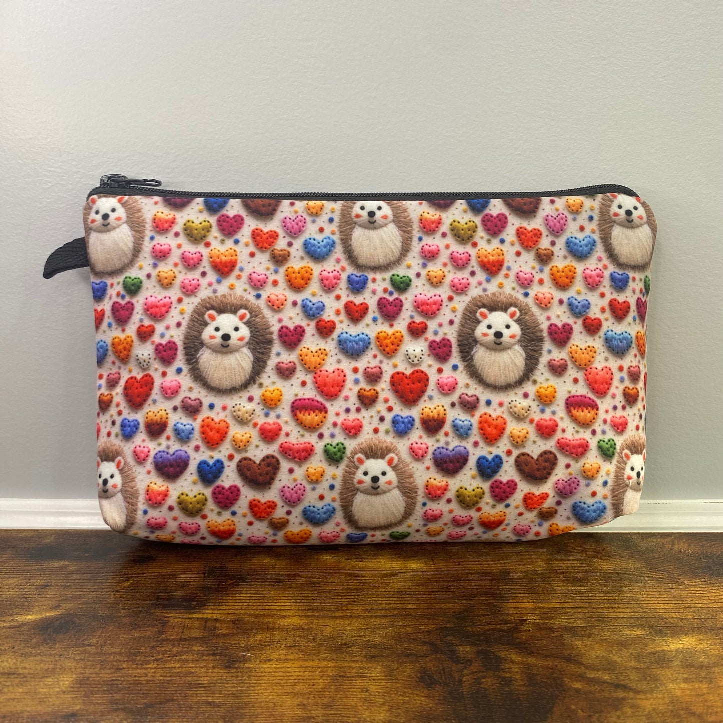 Stitched Hamster Hearts - Water-Resistant Multi-Use Pouch