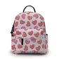 Heart Speckle Pink - Water-Resistant Mini Backpack & Pouches Set