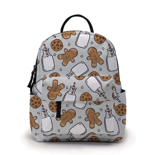 Gingerbread Cookies & Milk - Water-Resistant Mini Backpack