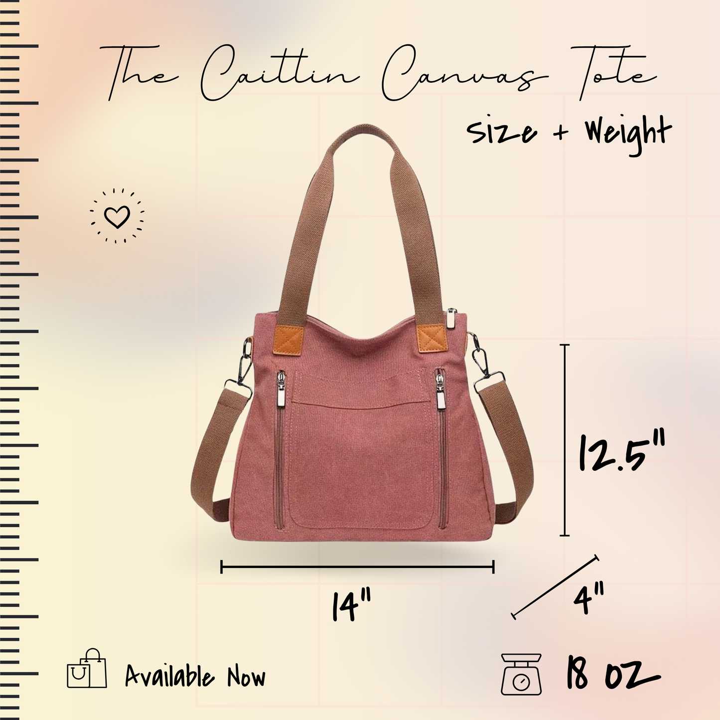 Caitlin - Canvas Satchel