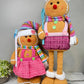 Telescopic Standing Christmas Decor - Gingerbread