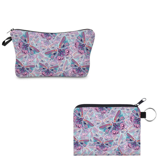 Butterfly Mirage - Water-Resistant Pouch Set