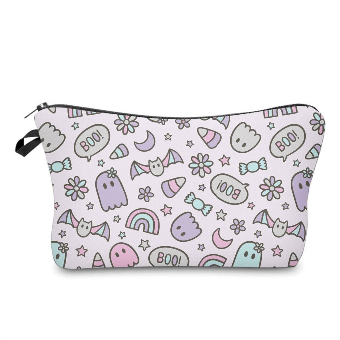 Purple Boo Ghost - Water-Resistant Multi-Use Pouch