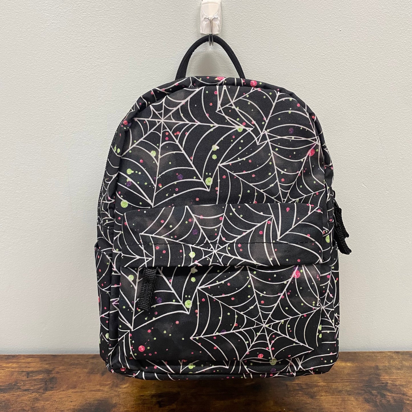 Black Webs - Water-Resistant Mini Backpack