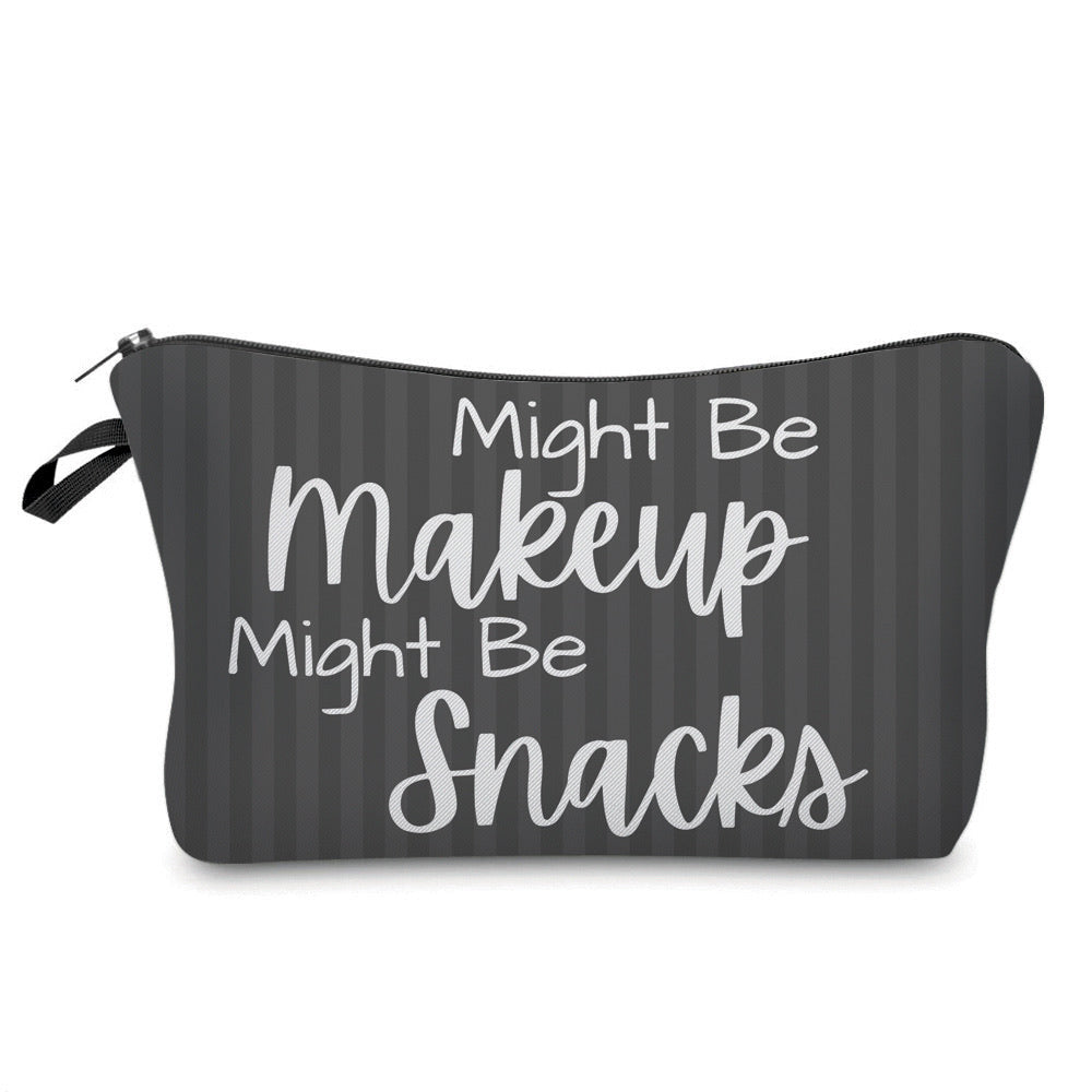 Might Be Makeup Grey - Water-Resistant Multi-Use Pouch