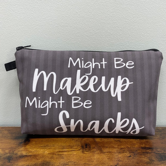 Might Be Makeup Grey - Water-Resistant Multi-Use Pouch