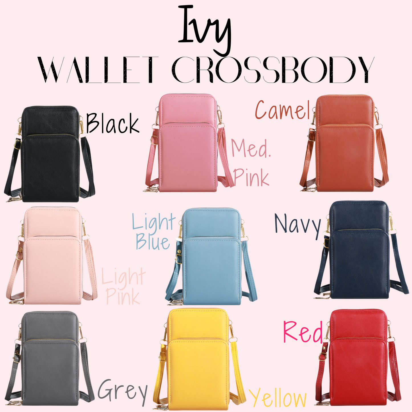 Ivy Crossbody Wallet + Purse - PREORDER 3/23-3/25