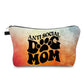 Anti-social Dog Mom - Water-Resistant Multi-Use Pouch