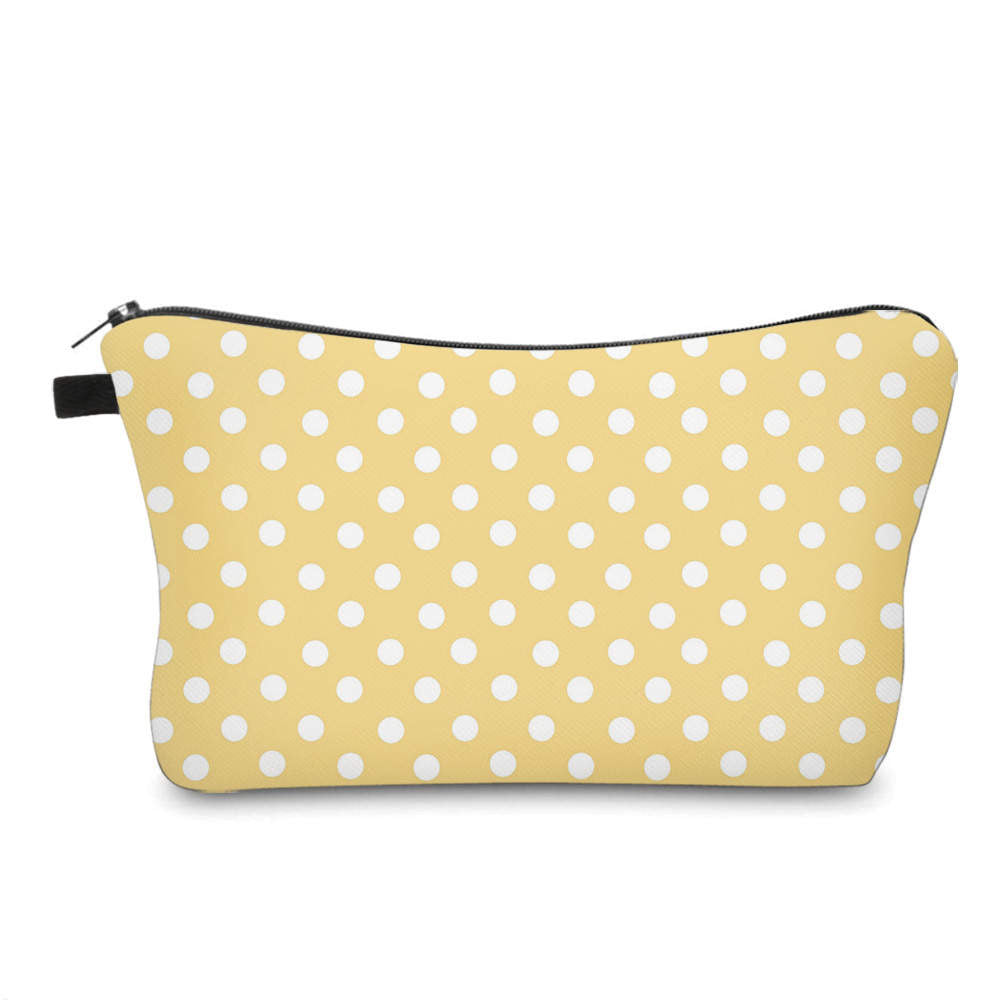 Yellow Polka Dot - Water-Resistant Multi-Use Pouch