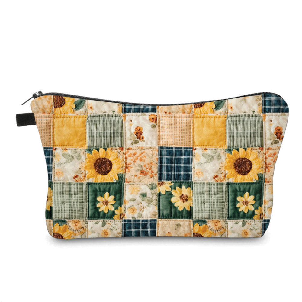 Sunflower Quilt - Water-Resistant Multi-Use Pouch