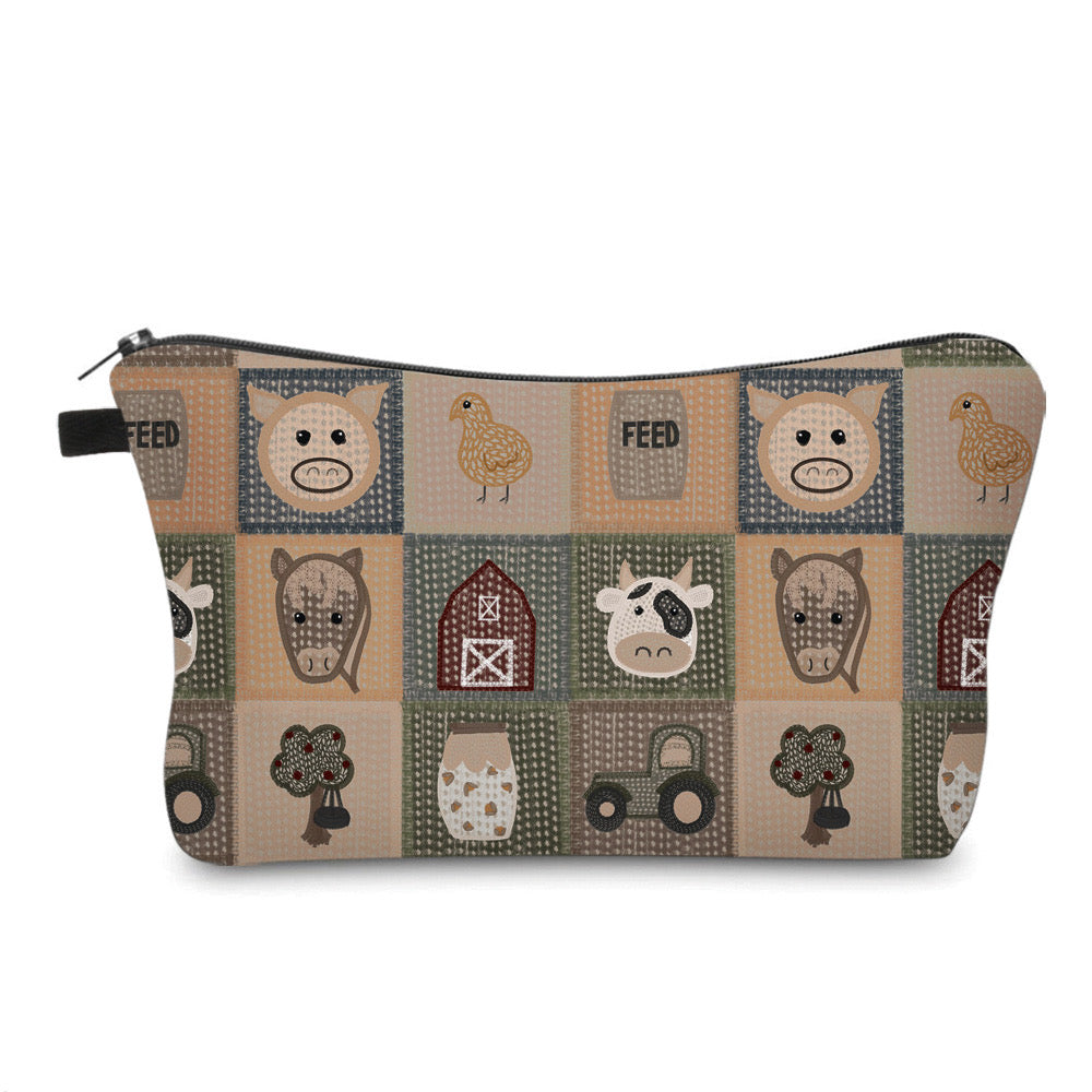 Farm Animals Quilt - Water-Resistant Multi-Use Pouch