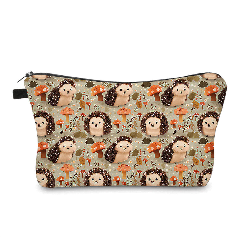 Hedgehog Mushrooms - Water-Resistant Multi-Use Pouch