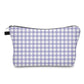 Lavender Gingham - Water-Resistant Multi-Use Pouch