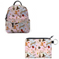 Goovy Magic - Water-Resistant Mini Backpack & Mini Pouch w/ Keyring Set