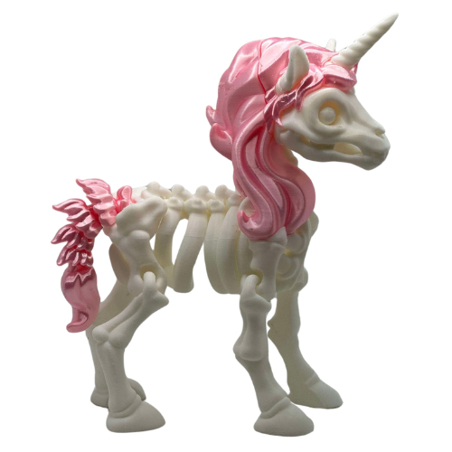 Articulated Skeleton Unicorn - 3D Printed