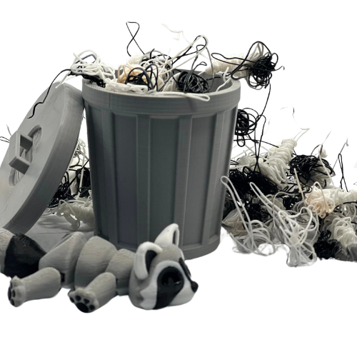 Articulating Trash Panda & Home - 3D Printed