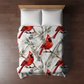 Blanket - Christmas - Red Cardinal - PREORDER 10/8-10/11