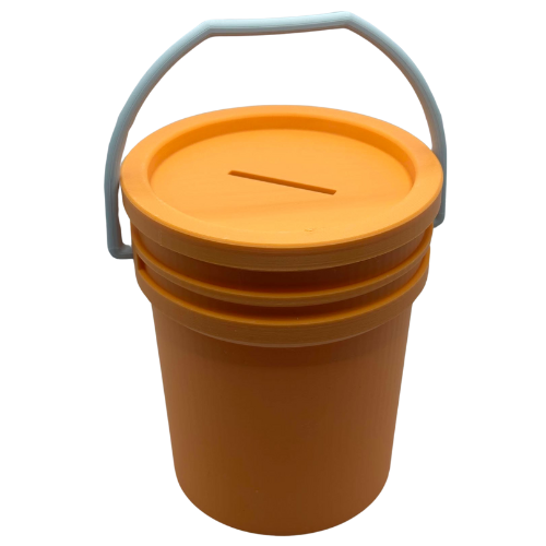 3.91" Mini 3D Printed 5 Gallon Bucket Bank