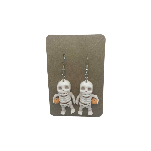 Fall Bones Earrings - 3D Printed