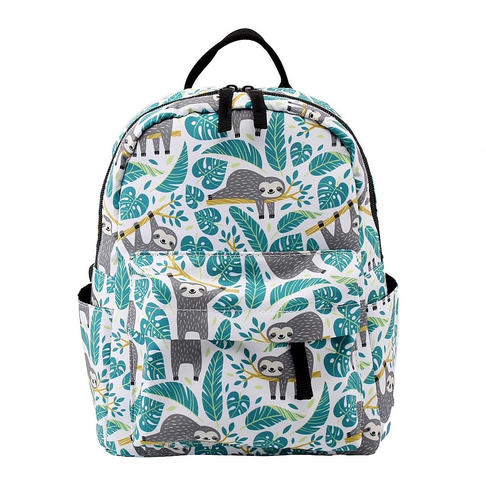 Lazy Sloth - Water-Resistant Mini Backpack