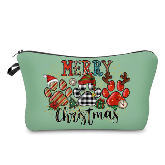 Merry Christmas Paws - Water-Resistant Multi-Use Pouch