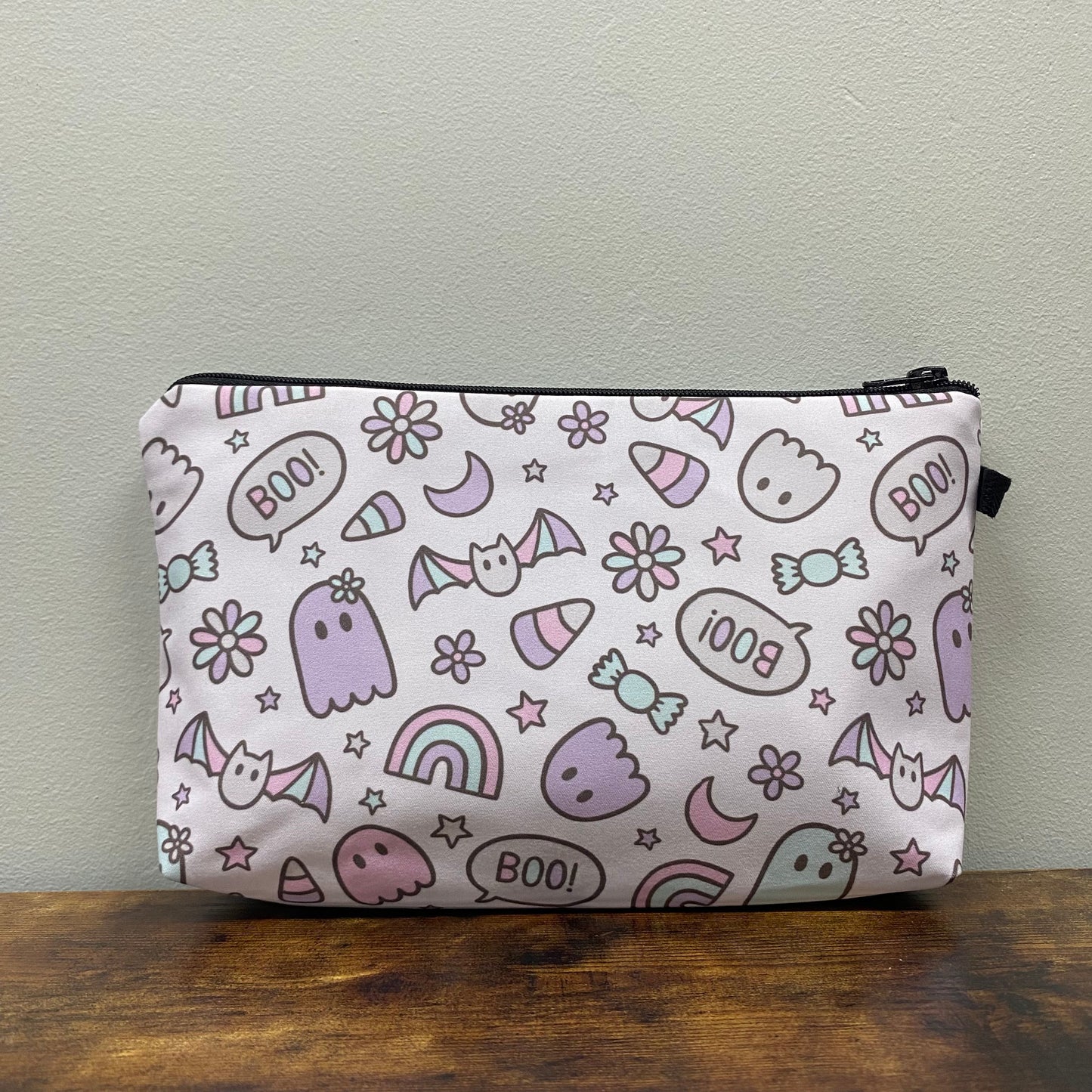 Purple Boo Ghost - Water-Resistant Multi-Use Pouch