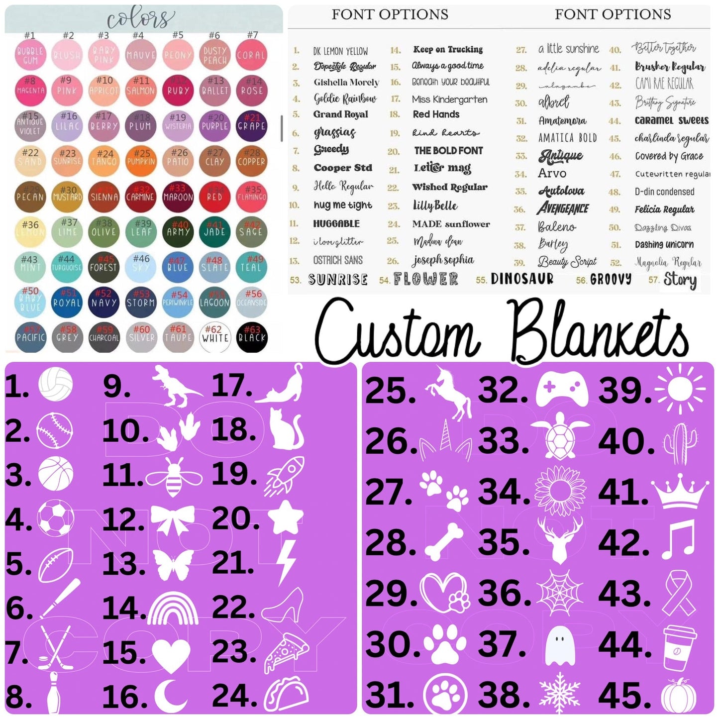 Custom Blanket - PREORDER 9/24-9/28